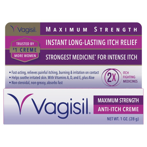 Buy Cardinal Health Vagisil Maximum Strength Anti-Itch Cream, 1 oz.  online at Mountainside Medical Equipment