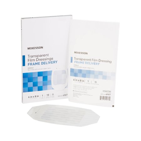 Buy 3M Healthcare Transparent Film Dressing, 6" x 8" Octagon, Frame Style  -  Each  online at Mountainside Medical Equipment