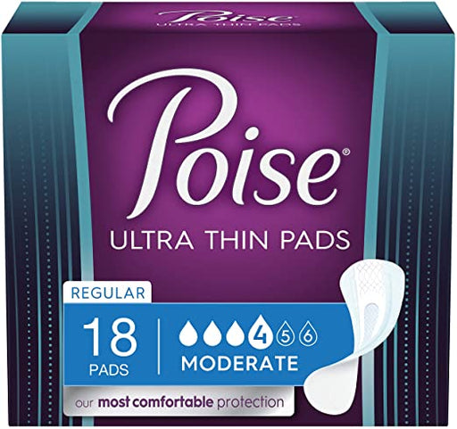 Buy Kimberly Clark Poise Pads, Ultra Thin, Moderate Absorbent, Regular Length 18/pk  online at Mountainside Medical Equipment