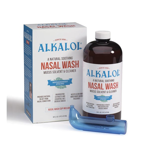 Buy Alkalol Company Alkalol Nasal Wash with Nasal Wash Cup Included  online at Mountainside Medical Equipment