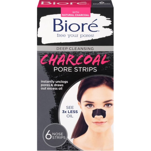 Buy Cardinal Health Bioré Deep Cleansing Charcoal Pore Strips, 6 ct  online at Mountainside Medical Equipment