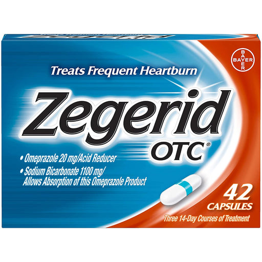 Buy Cardinal Health Zegerid OTC Heartburn Relief and Acid Reducer, 42 Capsules  online at Mountainside Medical Equipment