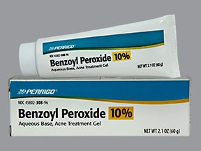 Buy Perrigo Perrigo Benzoyl Peroxide 10% Acne Treatment Gel 90 gram Tube  online at Mountainside Medical Equipment