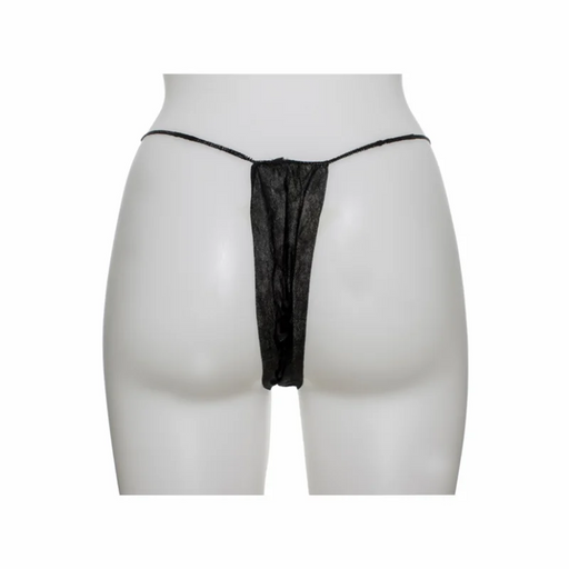 Buy Dukal Dukal Reflections™ Black Thong Panty Disposable Spa Undergarments, 100/bx  online at Mountainside Medical Equipment