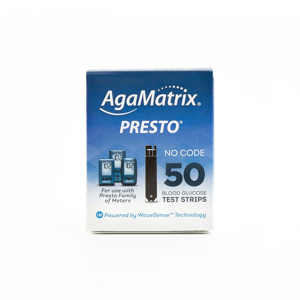 Buy AgaMatrix AgaMatrix WaveSense Presto Blood Glucose Test Strips 50ct  online at Mountainside Medical Equipment