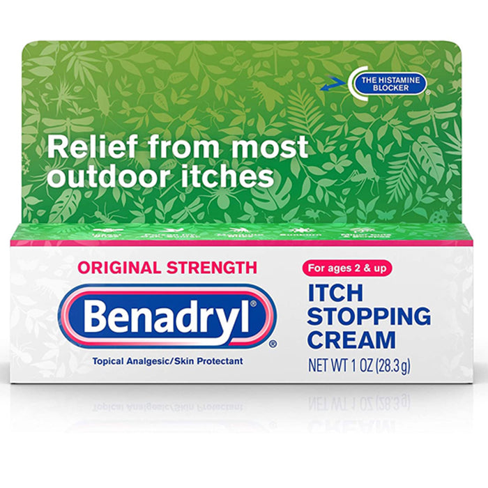 Buy Johnson & Johnson Benadryl Original Strength Itch Relief Cream 1 oz  online at Mountainside Medical Equipment