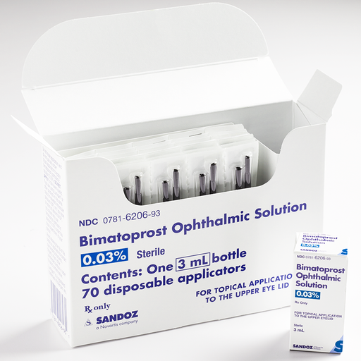 Buy Sandoz Bimatoprost Ophthalmic Solution 0.03% Eyelash Regrowth Serum  online at Mountainside Medical Equipment