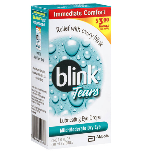 Buy Blink Blink Lubricating Eye Drops For Mild to Moderate Dry Eyes, 15mL  online at Mountainside Medical Equipment