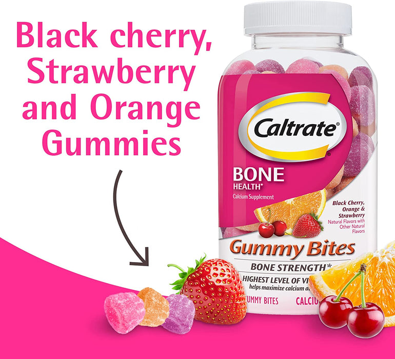 Buy Glaxo Smith Kline Caltrate Bone Health Calcium & Vitamin D Supplement Gummy Bites, 50 Count  online at Mountainside Medical Equipment
