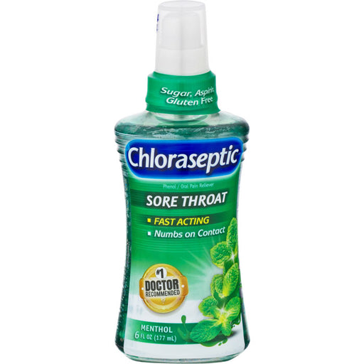 Buy MedTech Chloraseptic Sore Throat Menthol Spray 6 oz  online at Mountainside Medical Equipment