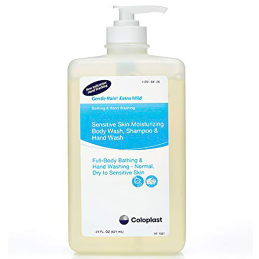 Buy Coloplast Corporation Coloplast Gentle Rain Extra Mild Moisturizing Body Wash and Shampoo, 21 oz, 12/Case  online at Mountainside Medical Equipment