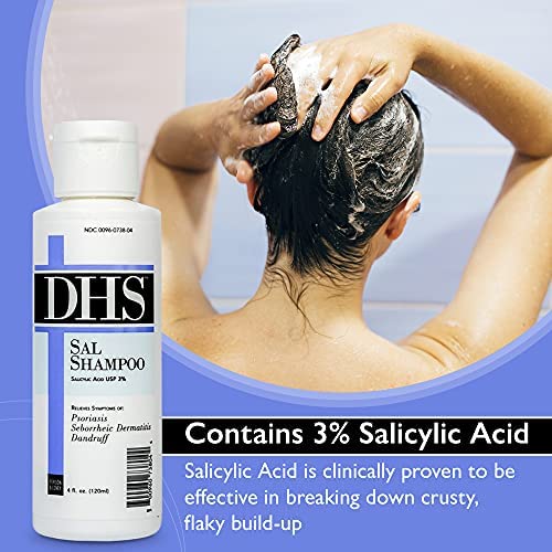 Buy Person & Covey DHS Salicylic Acid 3% Scalp Psoriasis Treatment Shampoo for Dandruff & Seborrheic Dermatitis Relief 4oz  online at Mountainside Medical Equipment