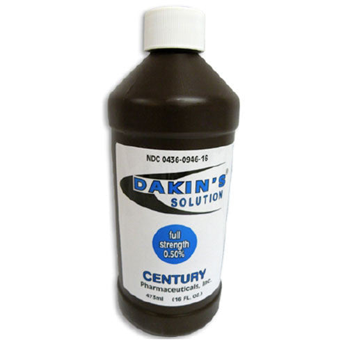 Buy Dakins Solution Dakins Solution Full-Strength Antimicrobial Wound Cleanser 16 oz  online at Mountainside Medical Equipment