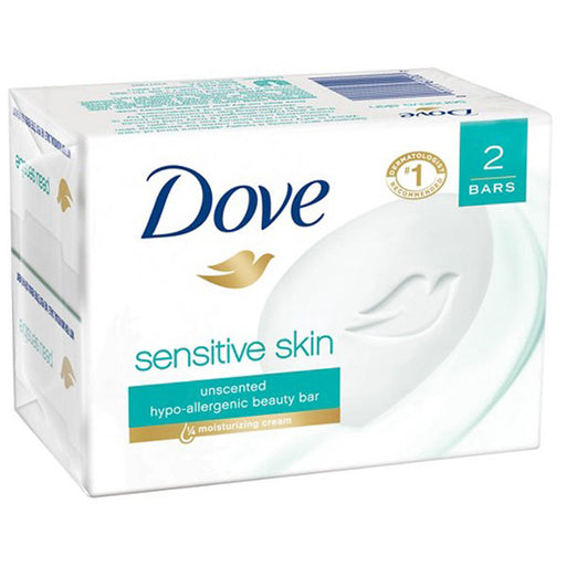 Buy Unilever Dove Sensitive Skin Beauty Bar Soap, Hypoallergenic 2-pack  online at Mountainside Medical Equipment