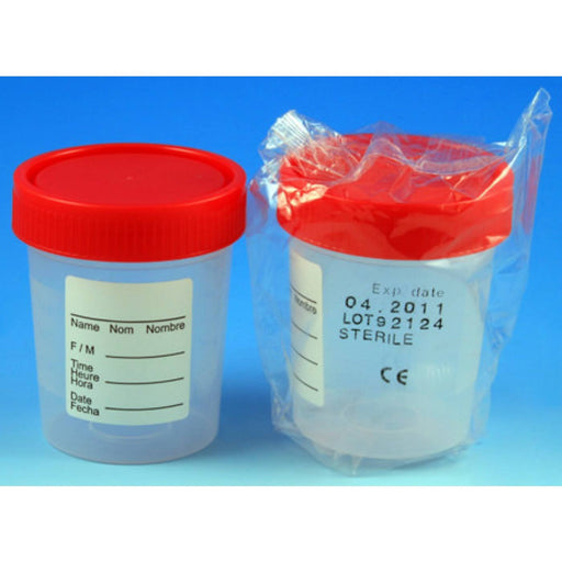 Buy Globe Scientific Urine Specimen Collection Cup, Tri-lingual Patient ID label  online at Mountainside Medical Equipment