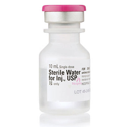 Buy Pfizer Injectables Sterile Water for Injection 10ml, Tray of 25  (Rx)  online at Mountainside Medical Equipment