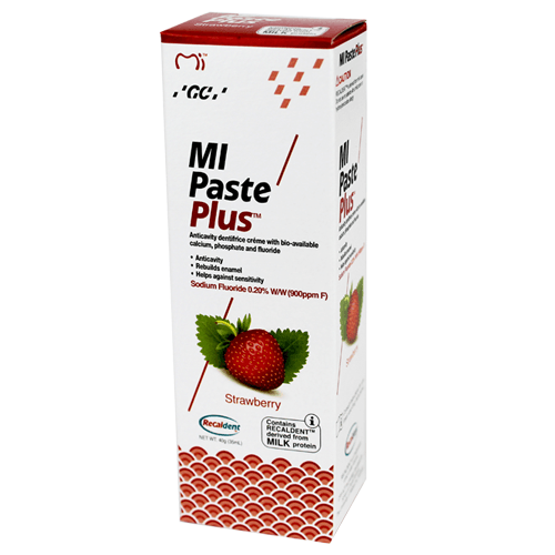 Buy GC America MI Paste Plus Strawberry Flavor with Recaldent 40 Gram  online at Mountainside Medical Equipment