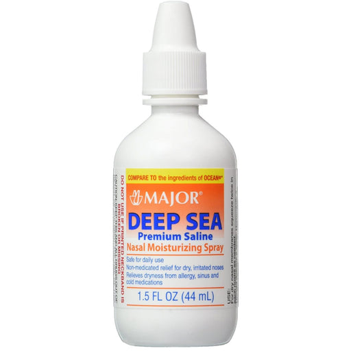 Buy Major Rugby Labs Deep Sea Premium Saline Nasal Moisturizing Spray 0.65%, 44mL  online at Mountainside Medical Equipment