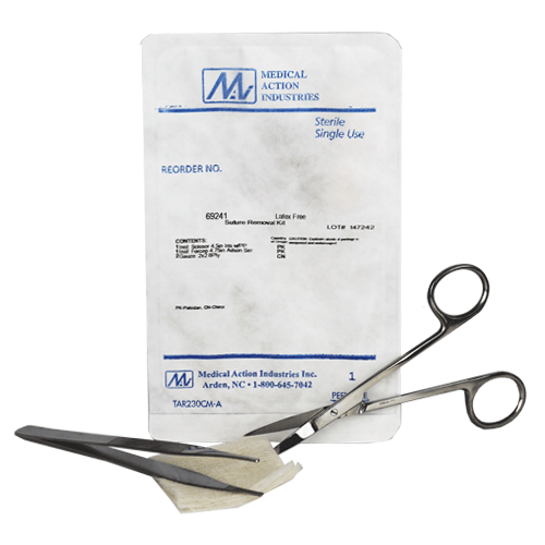 Buy Medical Action Deluxe Suture Removal Kit with Adson Foceps, Iris Scissiors  online at Mountainside Medical Equipment