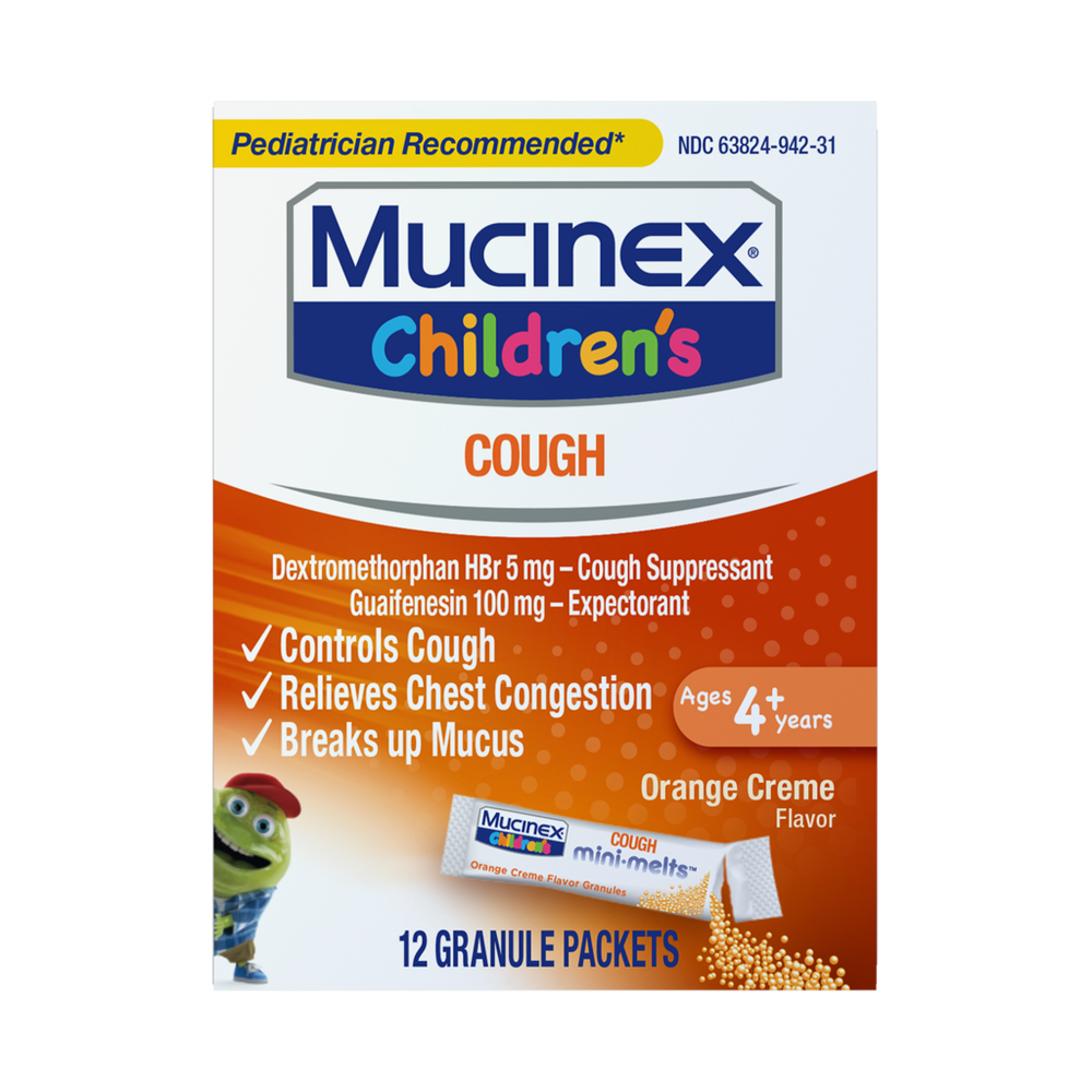 Buy RB Health Mucinex Children’s Cough Mini-Melts Orange Creme 12 ct  online at Mountainside Medical Equipment