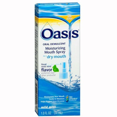 Buy Emerson Healthcare Oasis Moisturizing Dry Mouth Spray, Mild Mint Flavor  online at Mountainside Medical Equipment