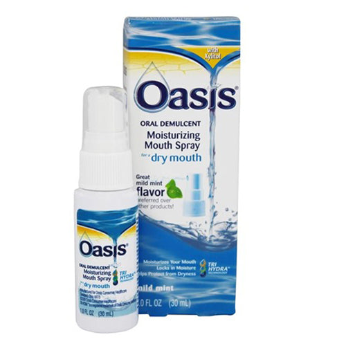 Buy Emerson Healthcare Oasis Moisturizing Dry Mouth Spray, Mild Mint Flavor  online at Mountainside Medical Equipment