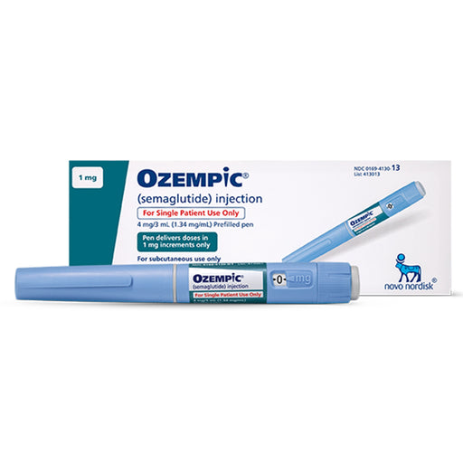 Buy Novo Nordisk Ozempic (Semaglutide Injection) 1mg/0.75 mL Single-Patient-Use Pen 3mL **Refrigerated Item**  online at Mountainside Medical Equipment