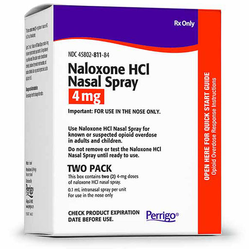Buy Padagis US Padagis Naloxone HCl Nasal Spray 4 mg (2 Dose Pack)  online at Mountainside Medical Equipment