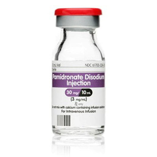 Buy Pfizer Injectables Pamidronate Disodium for Injection 3mg/mL Single Dose Vial 10 mL  online at Mountainside Medical Equipment