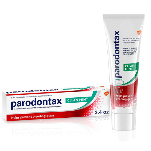 Buy GlaxoSmithKline Parodontax Daily Anti-Cavity Anti-Gingivitis Toothpaste for Bleeding Gum Relief, Clean Mint  online at Mountainside Medical Equipment