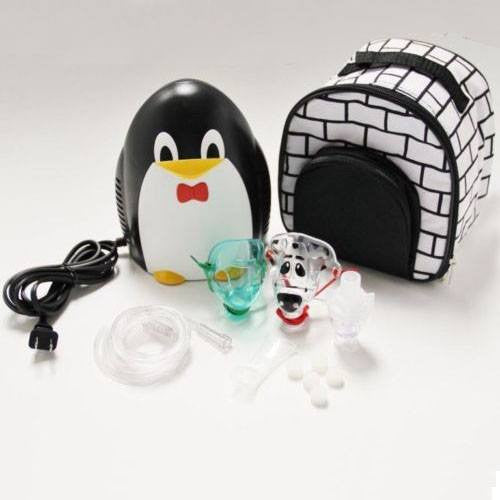 Buy Drive Medical Penguin Pediatric Nebulizer Machine with Neb Kit, Mouthpiece, Mask Tubing and Carry Bag  online at Mountainside Medical Equipment