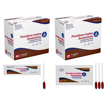 Buy Dynarex Povidone Iodine Antiseptic Swabsticks  online at Mountainside Medical Equipment