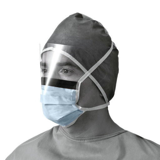 Buy Cardinal Health Prohibit X-Tra Fluid Protection Surgical Mask with Eye Shield  online at Mountainside Medical Equipment