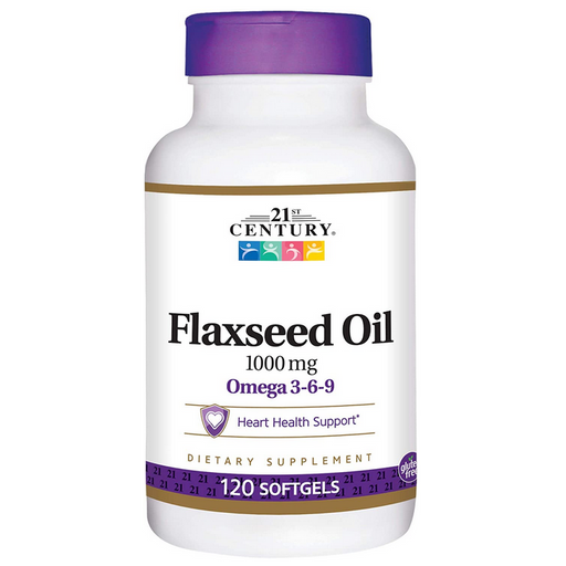 Buy National Vitamin Company Flaxseed Oil 1000 Mg, 120 Softgels - 21st Century  online at Mountainside Medical Equipment