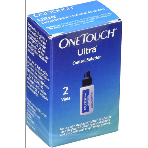 Buy Cardinal Health One Touch Ultra Control Solution for Blood Glucose Monitors, 2 Vials  online at Mountainside Medical Equipment