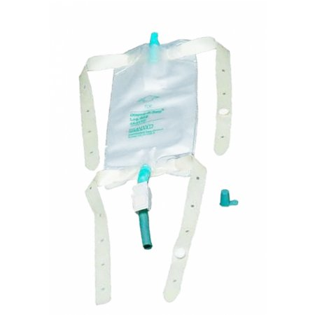 Buy Bard Medical Urinary Leg Bag Vinyl Dispoz-a-Bag with Anti-Reflux Valve and Fabric Straps, 19 oz.  online at Mountainside Medical Equipment