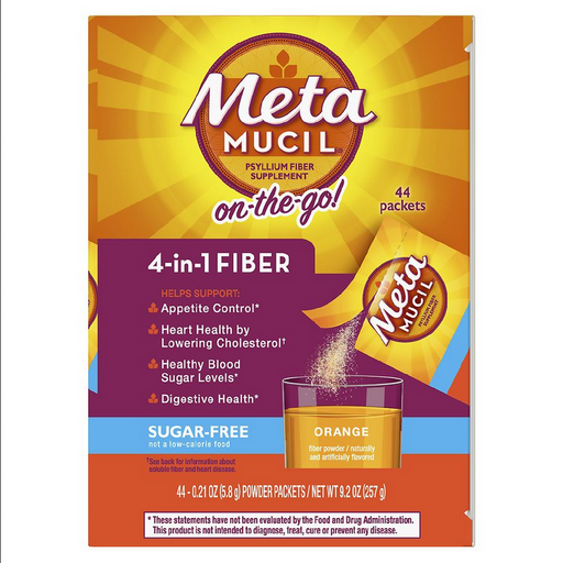 Buy Cardinal Health Metamucil Multi-Health Fiber Supplement, Sugar-Free Orange Flavor, 44 Packets  online at Mountainside Medical Equipment