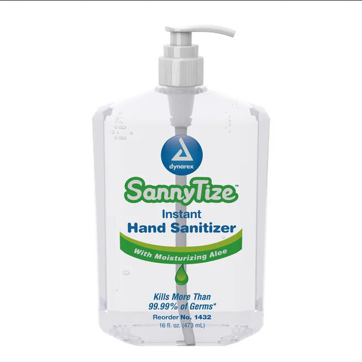 Buy Dynarex SannyTize Hand Sanitizer 16oz pump bottle  online at Mountainside Medical Equipment
