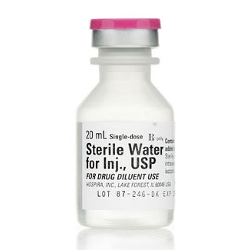 Buy Pfizer Injectables Sterile Water for Injection 20ml, tray of 25 (Rx)  online at Mountainside Medical Equipment