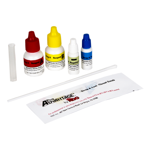 Buy Pro Advantage Rapid Strep A Test Throat Swab Testing Kit, 25/Box  online at Mountainside Medical Equipment