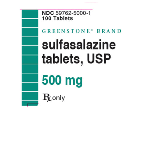 Buy Greenstone Sulfasalazine Tablets 500 mg Greenstone, 100 Count  online at Mountainside Medical Equipment