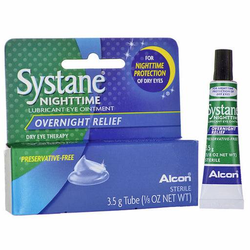 Buy Alcon Laboratories Systane Nighttime Eye Relief Lubricant Ointment for Dry Eyes  online at Mountainside Medical Equipment