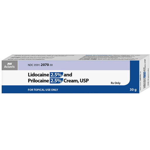 Buy Teva Pharmaceuticals Teva Lidocaine 2.5% with Prilocaine 2.5% Cream 30 gram (Rx)  online at Mountainside Medical Equipment