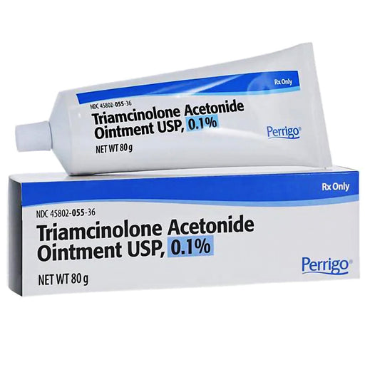Buy Perrigo Triamcinolone Acetonide 0.1% Topical Ointment 80 Gram  online at Mountainside Medical Equipment