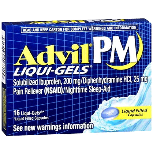 Buy Wyeth Pfizer Advil PM Liqui-Gels Sleep Aid, 20/Box  online at Mountainside Medical Equipment