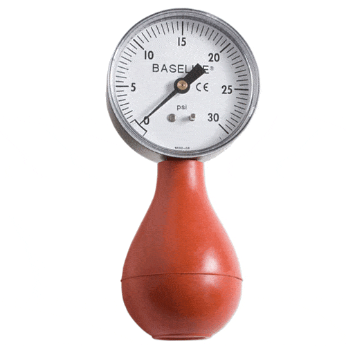 Buy Fabrication Enterprises Pneumatic Squeeze Bulb Dynamometer with 30 PSI Gauge  online at Mountainside Medical Equipment