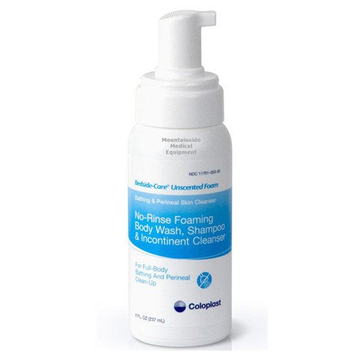 Buy Coloplast Corporation Bedside-Care Unscented Foam Bathing Perineal Skin Cleanser 8 oz  online at Mountainside Medical Equipment