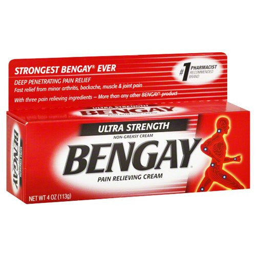 Buy Cadbury Bengay Ultra Strength Pain Relieving Cream 4 oz  online at Mountainside Medical Equipment