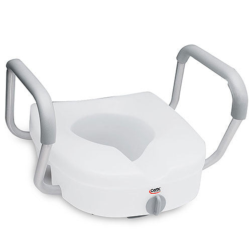 Buy Carex Carex EZ Lock Raised Toilet Seat with Non Adjustable Handles  online at Mountainside Medical Equipment