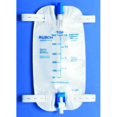 Buy Rusch Rusch Easy Tap Premium Urinary Leg Bag  online at Mountainside Medical Equipment